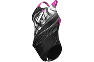 ARENA Women's Flow Swimsuit V Back Lb Intero Donna