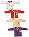 Babeezworld Baby Cotton Front Open Full Sleeves Vest Tshirt Jhabla Top Suitable For Girls & Boys (Kids Set Of 4) RS.499.00