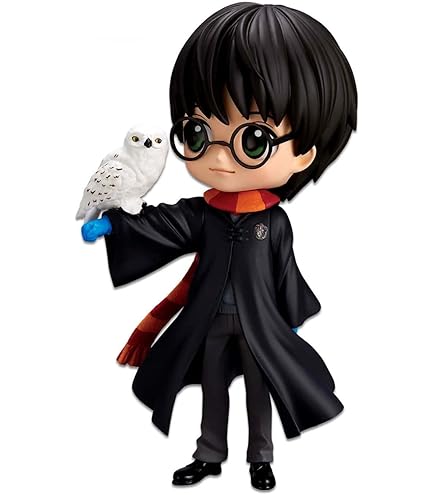Harry Potter Q Posket Figurine Hermione Granger avec Pattenrond ( Crookshanks ) 14 cm