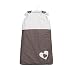 Produktbild Gigoteuse légère d'été - 100% coton bio certifié - Tog 1 HEARTS Marron Chocolat - 86/92 cm