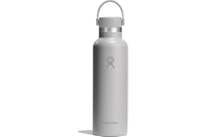 Hydro Flask Izolowana próżniowo butelka na wodę ze stali nierdzewnej ze szczelną zakrętką Flex oraz proszkową powłoką, Birch, 621ml (21oz)