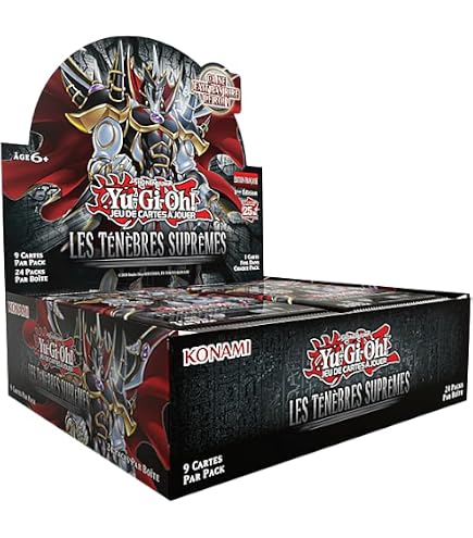 Konami Yu-Gi-Oh! JCC – Display De 24 Boosters Les Maîtres Tactiques (Boîte De 24 Packs)