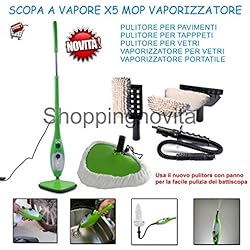 Nettoyeur vapeur électrique H2O X5 5 en 1