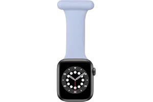 SONGSIER Compatible with Apple Watch Strap 38mm/40mm/41mm/42mm/44mm/45mm/46mm/49mm, Infection Control Design Pin Fob for Nurses Doctors Healthcare Paramedics