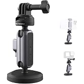 PGYTECH CapLock Manyetik Kamera Montajı, DJI OSMO Action4/3/2, Gopro 10/9/8, OSMO Pocket 2, Insta360, 1/4"-20 Standart Dişli 
