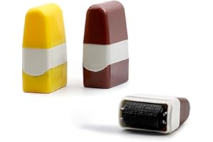 AAED 2 Piezas Sello Rodante,Sellos de Seguridad Sello Rodante,Sello de Protección de Identidad,para Proteger su Privacidad y Datos Confidenciales