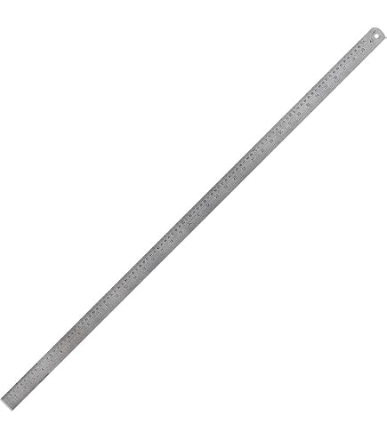 thumbnail image 2 of 5-Pack 15cm / 6 Inch Stainless Steel Metal Ruler - Precision Double Sided 2 of 5