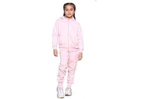 GW CLASSY OUTFIT Boys Kids Tracksuit Set Hoodies Plain Tracksuit Hoodie with Jogger Sweatpants Sports Activewear Set Girls