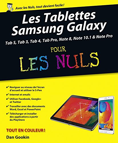 Download Tablettes Samsung Galaxy Tab Pour les Nuls, nouvelle édition