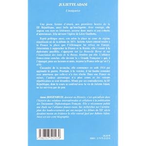 JULIETTE ADAM : L'INSTIGATRICE Livre en Ligne JULIETTE ADAM : L'INSTIGATRICE Livre en Ligne - Telecharger Ebook