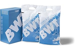 BWT Perla Tabs 20 kg | Regeneriersalz für Enthärtungsanlagen | 99,9% Reinheitsgrad | Praktische 10 kg Säcke | Optimale Pflege | 2 x 10 kg Säcke