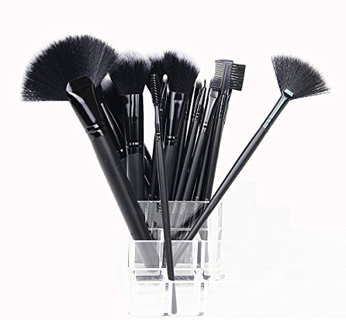 Imurz 32 Stück Make-up Kabuki Pinselsets Make-up Kosmetik Pinsel Augenbrauen Schatten mit Tasche - 3