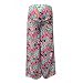 Women's Maternity Tropical Print Palazzo Trouser - Black Pattern 18