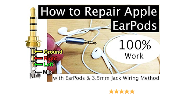 APPLE EarPods 3.5mm Jack Wiring Method 