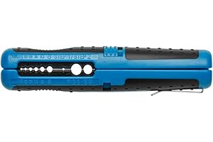 Högert Technik Herramienta pelacables profesional de 122 mm, universal, 0,5 – 6,0 mm, herramienta electricista, pelacables