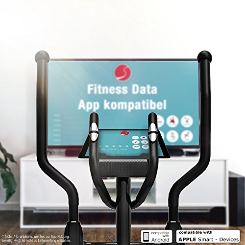 Sportstech CX610 Profi Crosstrainer mit Smartphone App Steuerung + Google Street View, Schwungmasse 18 KG, HRC – Bluetooth – 32 Widerstand Stufen – Heimtrainer Ergometer Ellipsentrainer Stepper-Hammer Preis,Aktion nur für kurze Zeit!! - 3