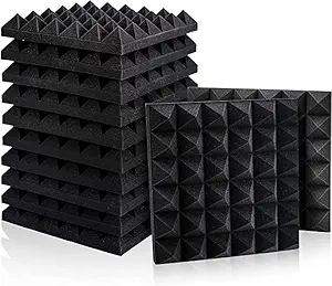DBX AND COMPANY Soundproofing Pyramid Acoustic Foam Panels For Home Studio 2