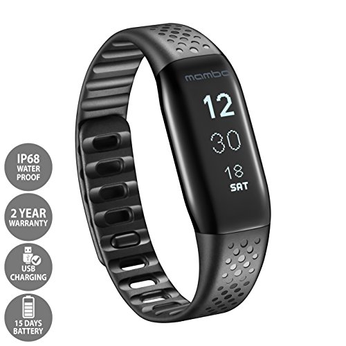 Lifesense Mambo Fitness Band/pedometer/sleep Tracker/smart Activity Tracker/phone Alert for Android and Iphone (Black)