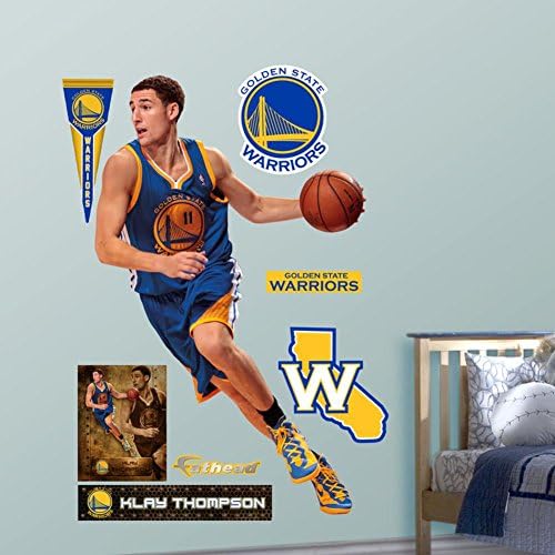 Golden State Warriors NBA Klay Thompson 2012 Wall Decal Sticker 48 x 78in by Fatheads