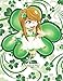 Produktbild Sketchbook Plus: Happy St. Patrick’s Day: 100 Large High Quality Journal Sketch Pages (Cute Clover Girl) (Holiday Notebooks, Band 17)