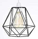 Abat-jour style rétro vintage, cage de fil, pour plafonnier existant ou chandelier, lampe sur pied ou lampe de table