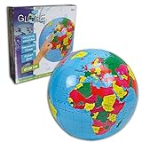 XXL großer Beachball aufblasbarer Globus Wasserball...