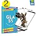 Produktbild LuLuYa Galaxy S8 Panzerglas Schutzfolie, [2 Stück] Hohe Qualität 3D Displayschutzfolie [Ultra Klar] [9H Härtegrad] [Anti-Kratzen] Gehärtetes Glas Panzerglas Folie für Samsung Galaxy S8