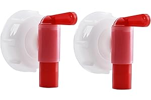 BCENG 2 Stk Auslaufhahn Dosierhahn DIN61 Kanister Hahn als praktische Dosierhilfe für 15-60 Liter Kanister Kanister Dosierhahn für Benutzerkomfort und Effizienz