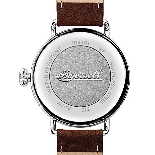 Ingersoll Herren Analog Quarz Uhr mit Leder Armband I03301