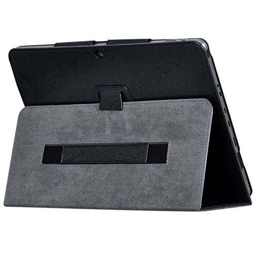Chuwi Hi13 Tablet PC hülle, IVSO hochwertiges PU Leder Etui hülle Tasche Case – mit Standfunktion, super 360° Anti-Wrestling, ist für Chuwi Hi13 Tablet-PC perfekt geeignet (Schwarz) - 3