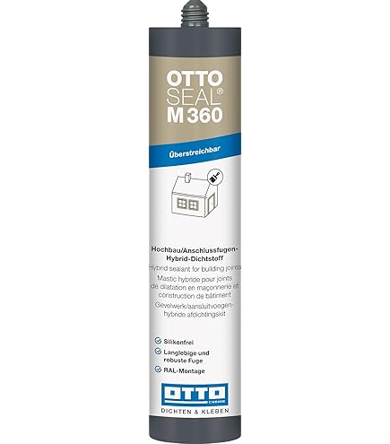 Ottoseal S113 20x310 ML Bianco Puro Silicone Verniciabile Copertura - Foto 3