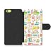 Produktbild Micro Gorilla Donuts and Sausages Food Robots and Factory Illustration Pattern Ledertasche Hülle für iPhone 5C