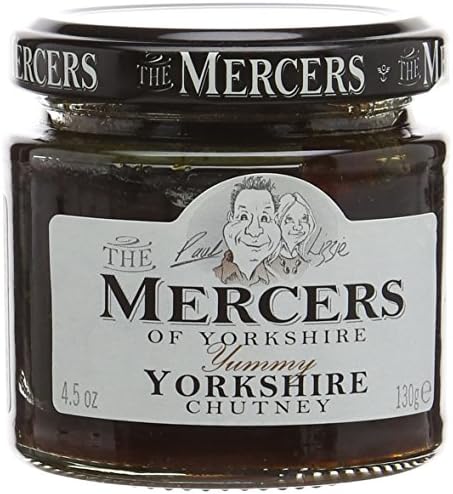 Mercers Yorkshire Chutney 130 g (Pack of 6)