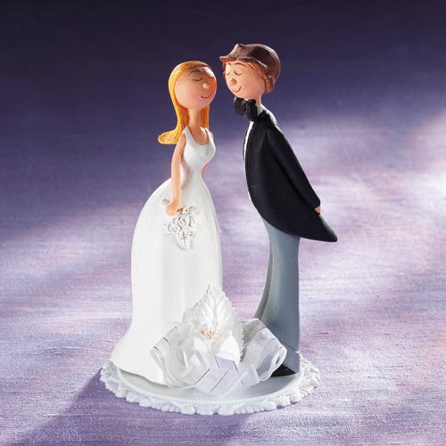 Preisvergleich Produktbild Hochzeitstorte Figuren mit Blumenschmuck