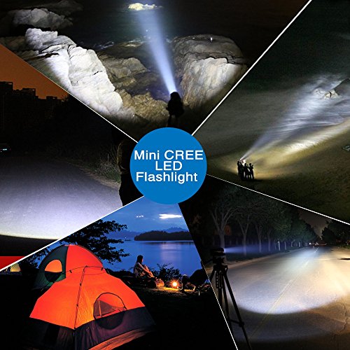 GBB Taschenlampe LED 1000 Lumen Cree LED Superhelle Power Lampe, schwarz - 8