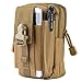 Produktbild Taktik Molle Guerteltasche - TOOGOO(R)Taktik Molle Taille Tasche Maenner im Freien Sport Beilaeufige Huefttasche Geldbeutel Handy Case fuer Telefon Sand Farbe