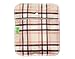 Reusable Leak-proof Bag for Nappies or Wipes - Beige Tartan - 25 x 21 cm - Waterproof - Made in EU