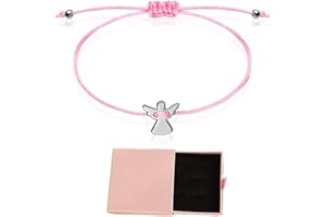WUMZIRA Pulsera de ángel de la guarda para niña con tarjeta para comienzo del colegio, regalo para escolarización, contenido de la bolsa escolar, regalos para el comienzo del colegio para niñas
