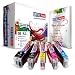 Produktbild 5er multiPack kompatible Druckerpatronen zu CANON PGI-550 / CLI-551 mit Chip + 10 Blatt OFFICE-Partner Fotopapier 10x15cm - passend für CANON Pixma iX6850 iP7250 iP8750 MG5450 MG5550 MG6350 MG6450 MG7150 MX725 MX925