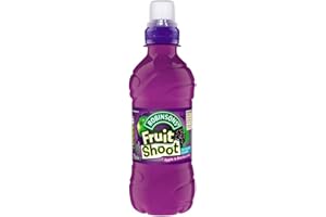 Robinsons - Boisson Fruit Shoot - à la pomme et au cassis - lot de 3 bouteilles de 275 ml