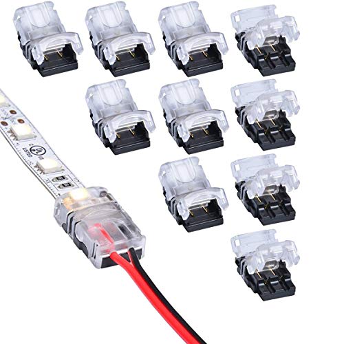 OYY LED striscia collegamento, Connettore a 2 poli da 8 mm.