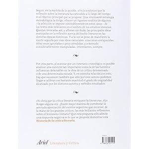 Historia de la crítica literaria