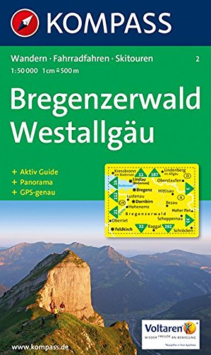 Download Carte routière : Bregenzerwald, Westallgäu Download Carte routière : Bregenzerwald, Westallgäu