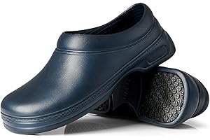 Webrosistol Zapatos de Cocina Hombre Mujer Ligeros Comodo Antideslizantes Zuecos de Trabajo Camarera Calzado Sanitario