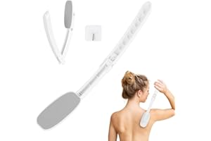 LOPHE Applicatore Crema Schiena, Applicatore di Lozione Solare, Applicatore di Lozione, Applicatore Lozione per Il Corpo per Applicare Saponi, Gel, Creme(Nero)