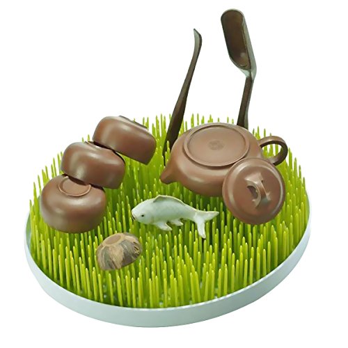 Cozyswan Trockengestell Trockenständer für Baby Flaschen und Flaschenzubehör Flaschentrockner Abtropfständer Grass Grün - 2