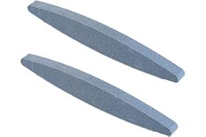 SQHY 2 Pack Sharpening Stone 150 Grit Oval Whetstone for Sharpening Knives Knife Sharpener Stone Garden Stone Tool for Outdoor Camping Garden Kitchen