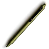 Everyman Grafton Mini Twist Refillable 0.7mm Ball Point Pen Aegean | Sleek Anodized Aluminum Pocket Pen With Grooved Grip | Smooth Writing EDC Ink Pen For Office, Travel, Work & Gifting