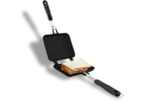 EULBEVOLI Opiekacz do Kanapek, Opiekacz do Kanapek, Opiekacz do Kanapek Nonstick, Patelnia do Kanapek, Opiekacz do Kanapek Gazowych, Opiekacz do Kanapek Opiekacz do Kanapek Panini Prasa Grillowa, do Kanapek Tos