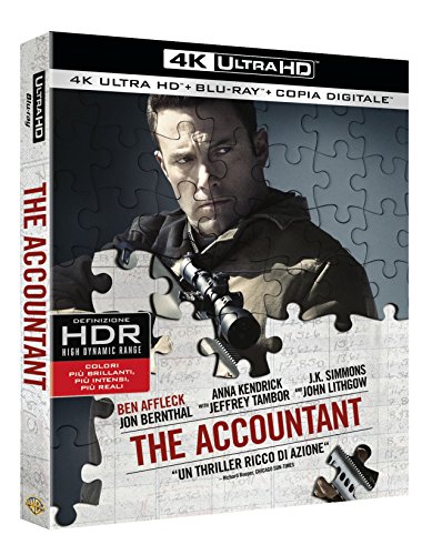 The Accountant (4K Ultra HD + Blu-Ray + Digital Copy)